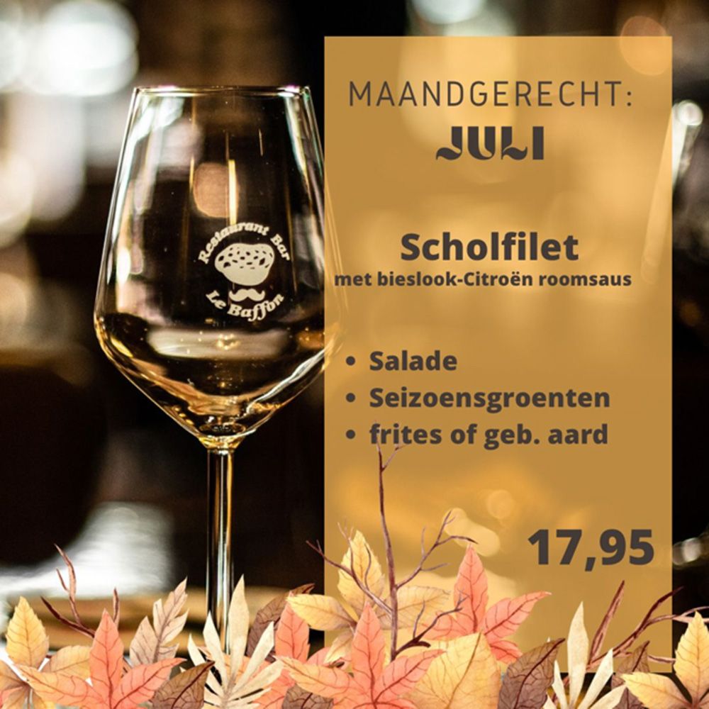 Asperger donderdagen Restaurant Le Baffon